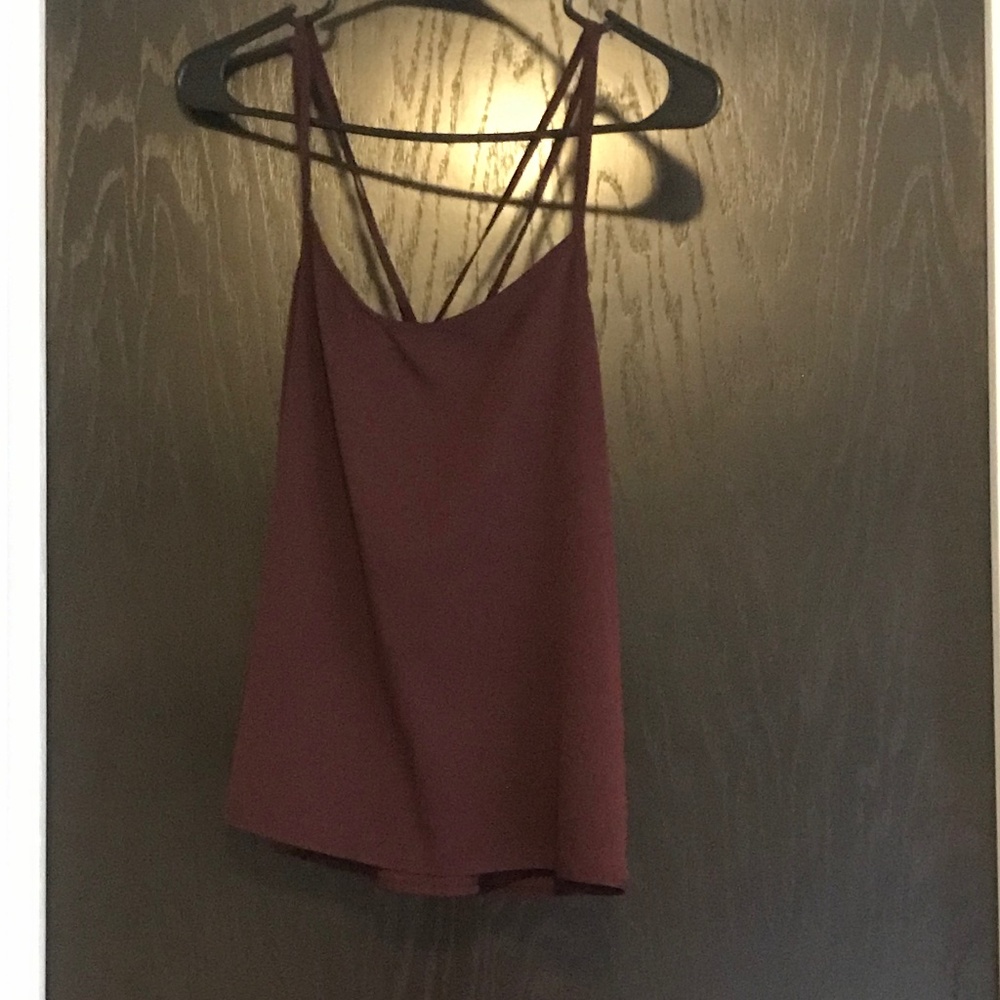 Abercrombie Deep purple tank-great under blazer